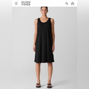 Eileen Fisher Minimalist sleeveless V-neck dress tunic - Classic style